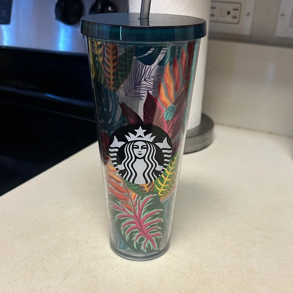 Starbucks Multicolor Leaf Tumbler